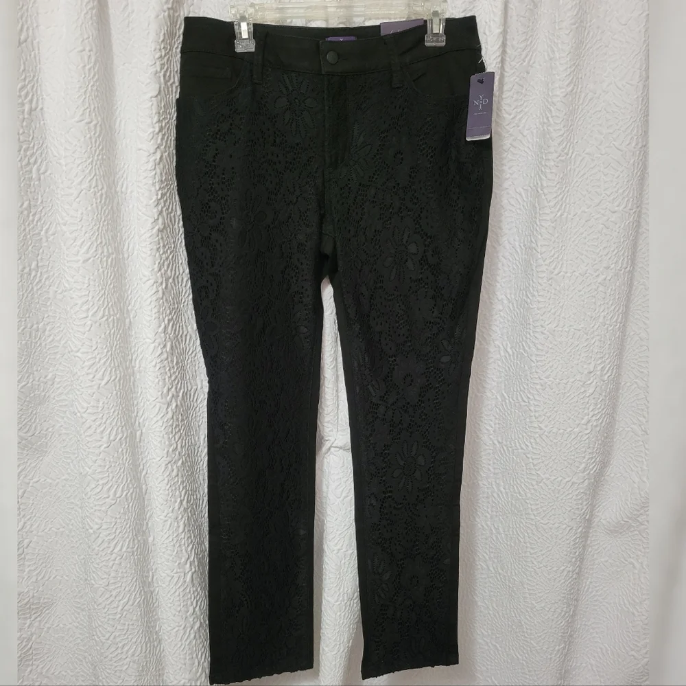 🍃⚘️Nydj Lacey Signature Black Jeans - Picture 6 of 14